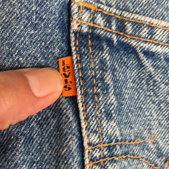 Vintage Levis 505 Jeans  Size 38 x 30 Orange Tab - Picture 2 of 14